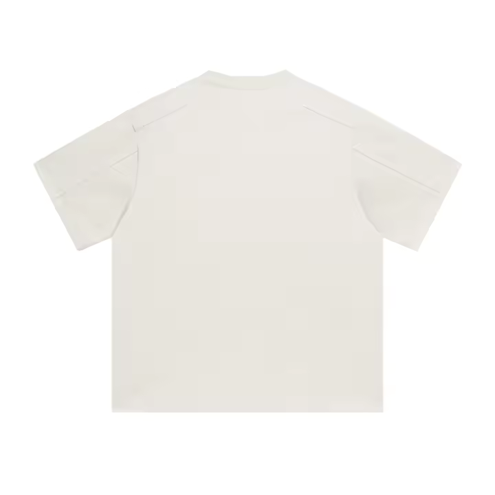 blank cream tee
