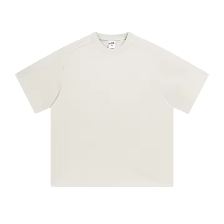blank cream tee